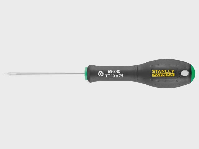 Stanley STA065340 FatMax Screwdriver Tamperproof TORX Tip TT10 x 75mm