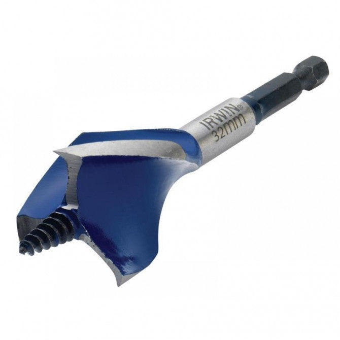 Irwin 1921997 Blue Groove 6X Stubby Wood Bit 32 x 100mm