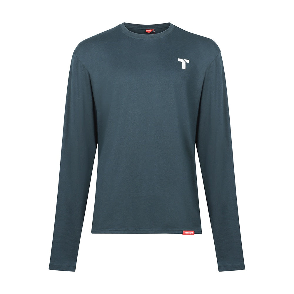 Timco Long Sleeve Trade T-Shirt Classic fit Medium Green LSTTMIXM