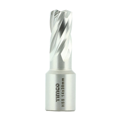 Timco 14 x 30mm M2 Broaching Cutter Addax HSS Short Titanium-Aluminium Nitride Coating BCS14