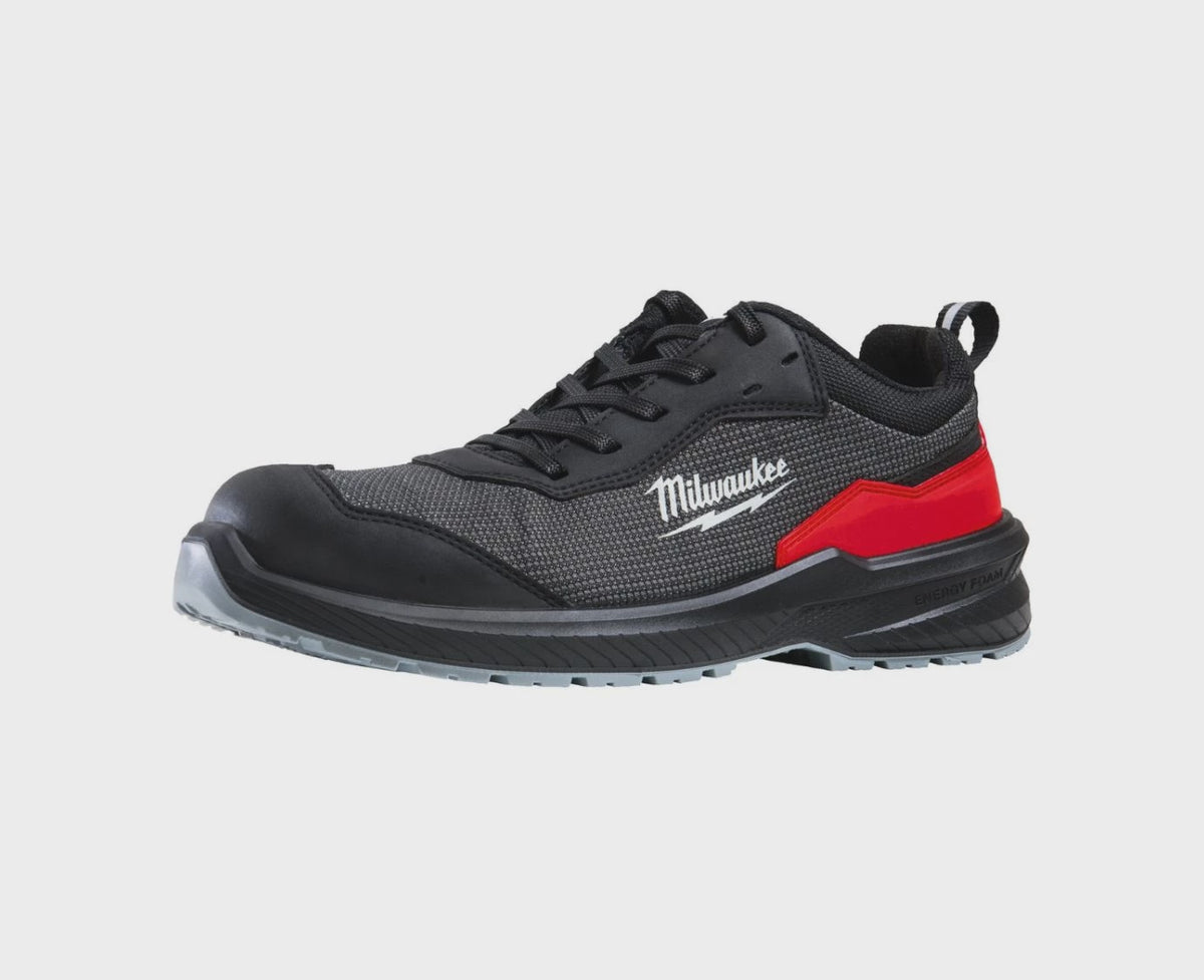 Milwaukee Flextred S1PS Low Cut Safety Trainers Black Size 12
