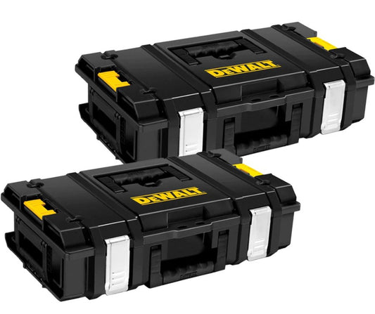 DeWalt 2 x DS150 Toughsystem Tool Storage Empty Tool Box Twin Pack