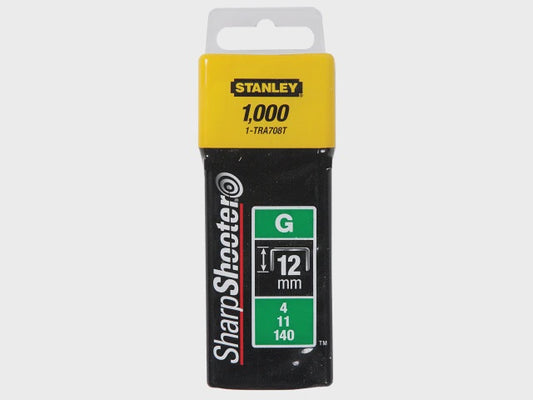Stanley TRA7 Heavy-Duty Staple 12mm Pack of 1000