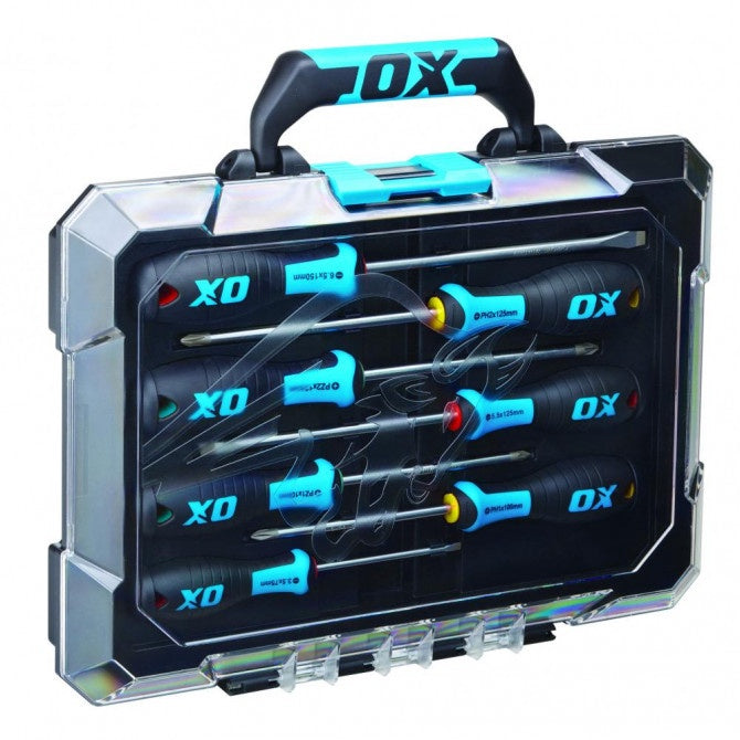 OX Tools P360207 Pro Screwdriver 7 Piece Set in Case OX-P360207