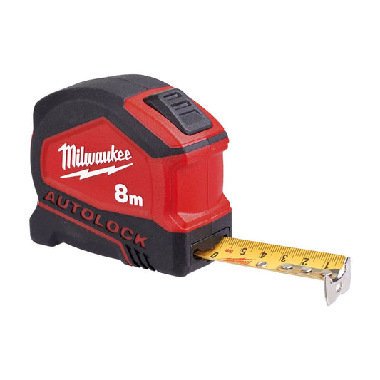 Milwaukee Autolock Tape Measure 8m 4932464664