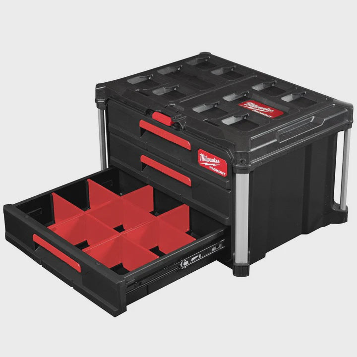 Milwaukee Packout 3 Drawer Tool Box