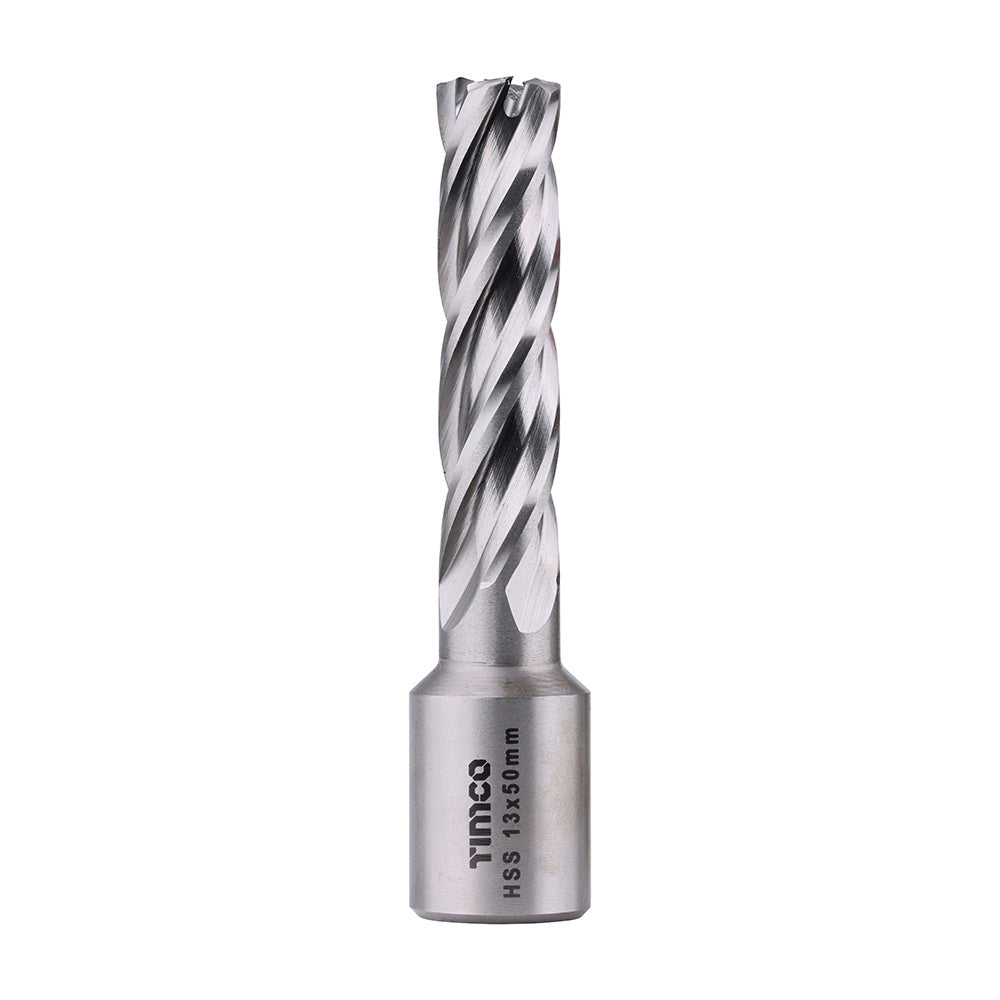 Timco 13 x 50 mm Addax HSS M2 Broaching Cutter Long Titanium-Aluminium Nitride Coating BCL13