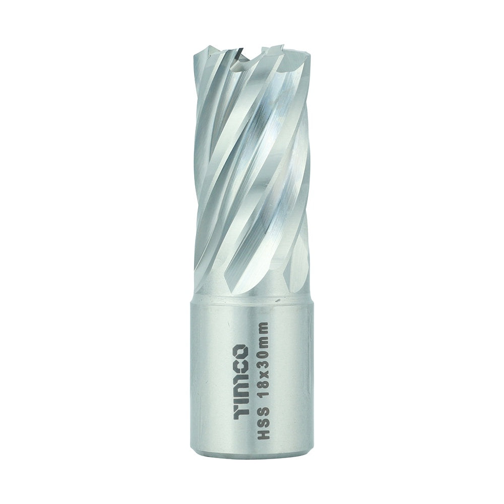 Timco 18 x 30mm M2 Broaching Cutter Addax HSS Short Titanium-Aluminium Nitride Coating BCS18