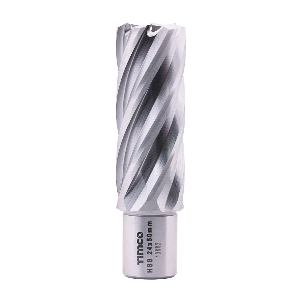 Timco 24 x 50 mm Addax HSS M2 Broaching Cutter Long Titanium-Aluminium Nitride Coating BCL24