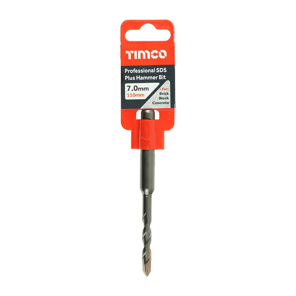Timco 7.0 x 110mm Professional SDS Plus Hammer Bit High quality AP7110