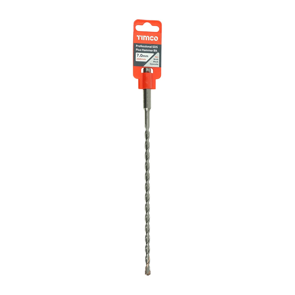 Timco 7.0 x 260mm Professional SDS Plus Hammer Bit High quality AP7260