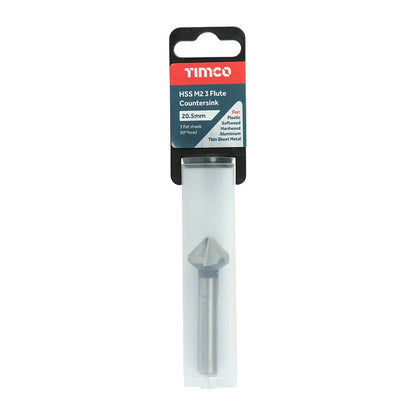 Timco 20.5mm 3 Flute Countersink High Quality M2 Grade CS205