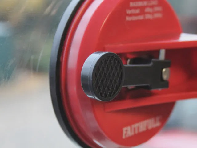 Faithfull 120mm Single Pad Suction Lifter Easy Handling FAISUCPAD