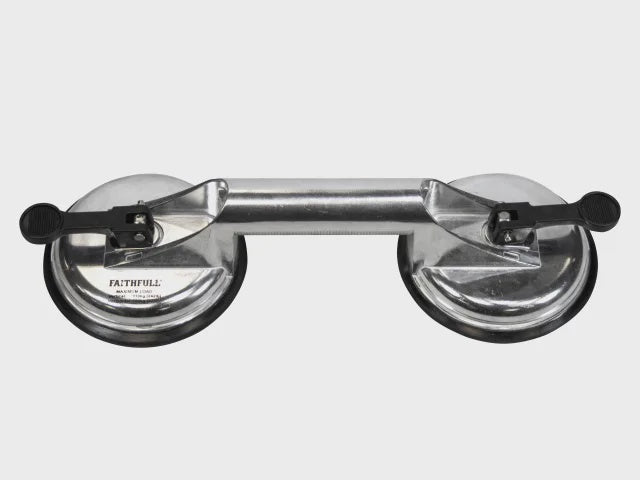 Faithfull Double Pad Aluminium Pro Suction Lifter FAISUCPAD2P