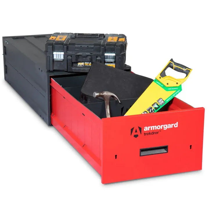 Armorgard TKD1 Trekdror Van Security Tool Drawer Box 490mm x 1105mm x 300mm Secure Storage for Tools