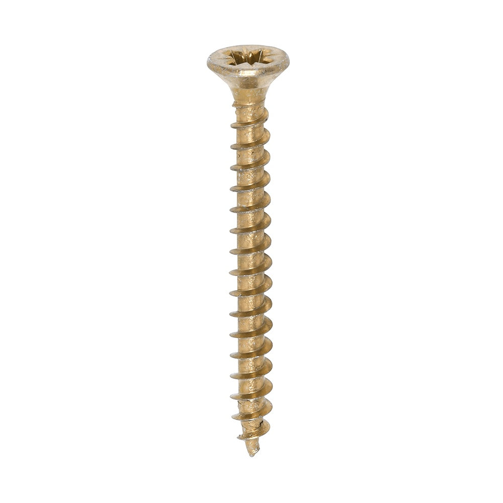 Timco 4.0 x 40mm Solo Chipboard & Woodscrews Industry Pack PZ Double Countersunk Yellow 40040SOLOIND