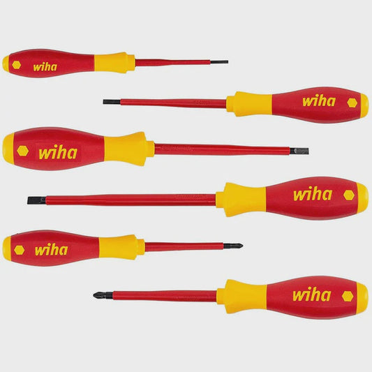 Wiha Slotted Pozi Screwdriver Set 6 Piece WHA-25477