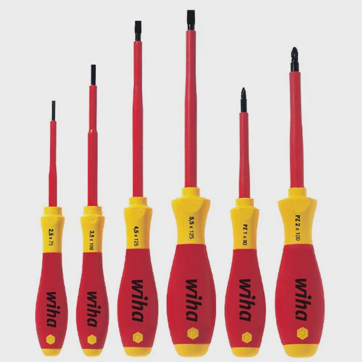 Wiha Slotted Pozi Screwdriver Set 6 Piece WHA-25477