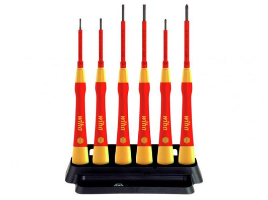 Wiha 42989 PicoFinish SL/PH Fine VDE Screwdriver Set of 7 Piece WHA-42989