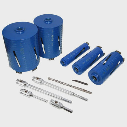 Mexco A11DCDKIT5 DCXCEL Grade Dry Core Drill Kit Set of 11 Piece