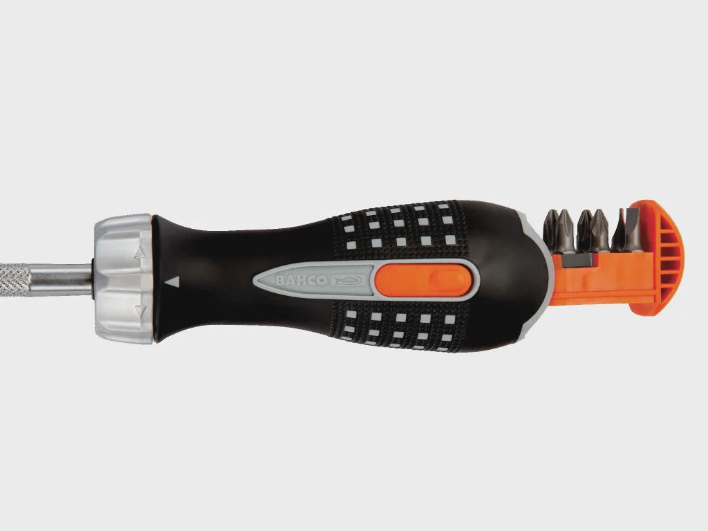 Bahco 808050 Ratchet Screwdriver & 6 Bits BAH808050