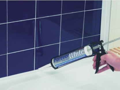 Everbuild 858495 Forever White Bath Sealant White 295ml EVBFOREVERWH