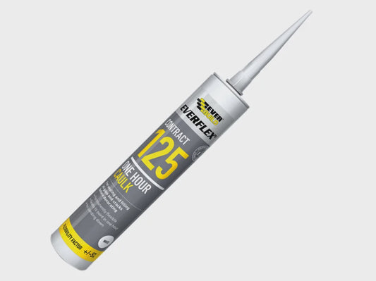 Everbuild 879014 One Hour Caulk 125 White 300ml EVB125C3