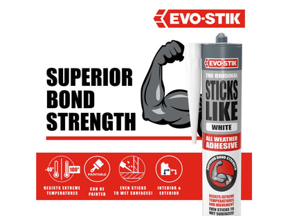 Evo-stick Sticks Like Adhesive White 290ml EVO663688