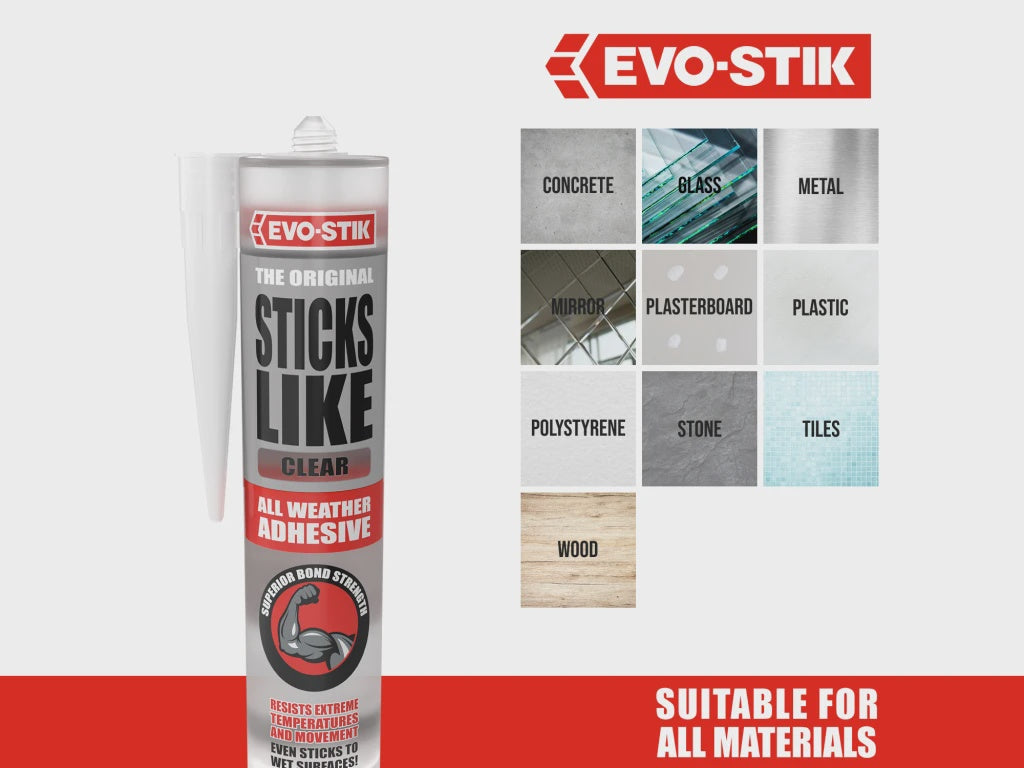 Evo-stick Sticks Like Adhesive Clear 290ml EVO663824