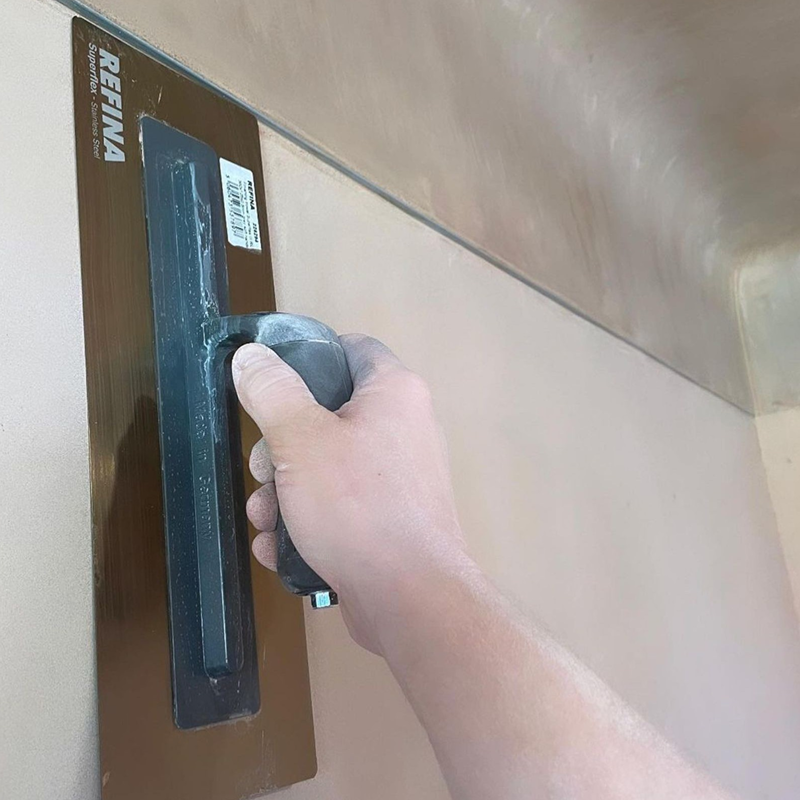 Refina 14" Rose Gold SuperFlex 3 Finishing Trowel 0.5mm REF-228294