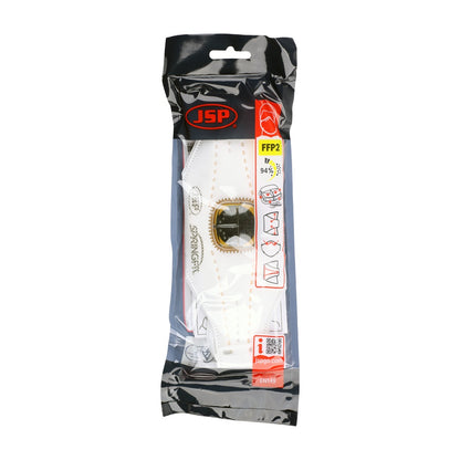 JSP SpringFit™ FFP2 Fold Flat Mask with Typhoon Valve