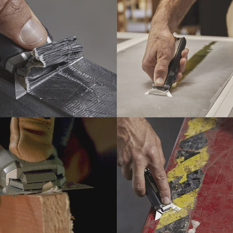 Toughbuilt Scraper Utility Knife with 5 Piece Blade TB-H4S5-01