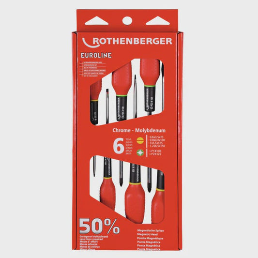 Rothenberger Euroline Screwdriver Set of 6 Piece 73571