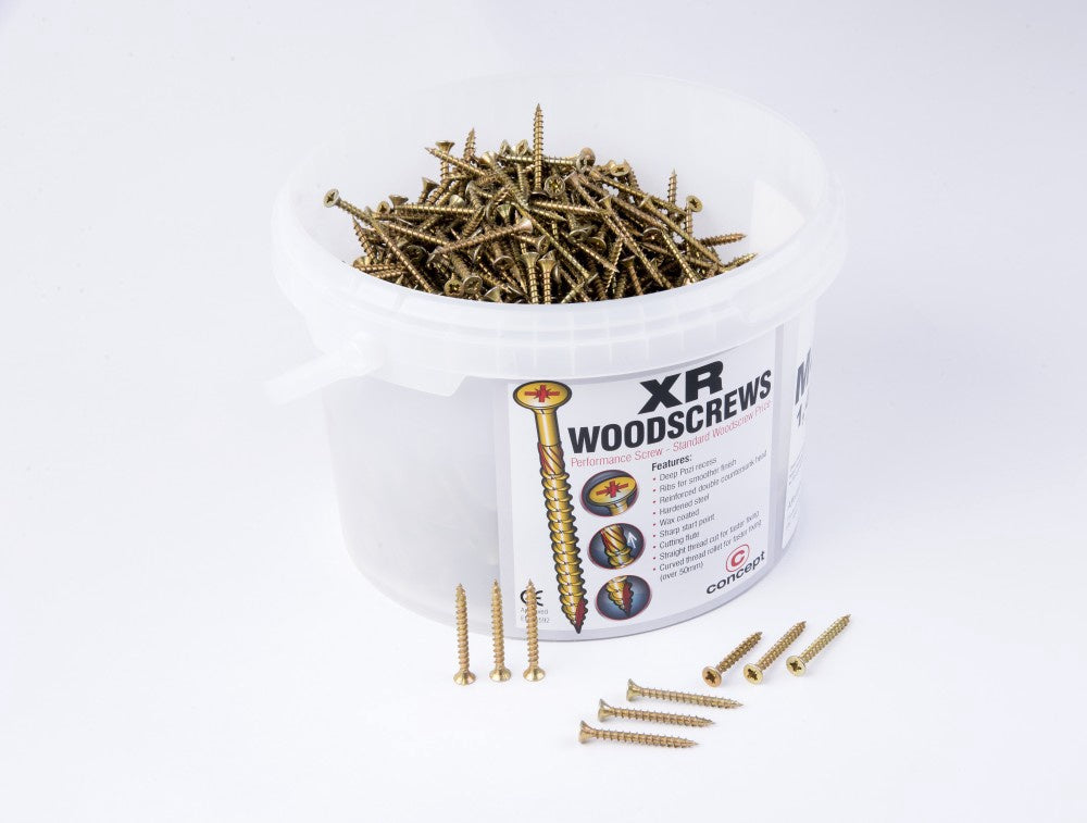 Concept XR Wood Screws - Bulk Tub M5.0 x 70mm 010290