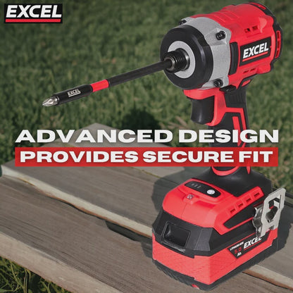 Excel 60mm & 150mm Magnetic Impact Bit Holder with Blister Card