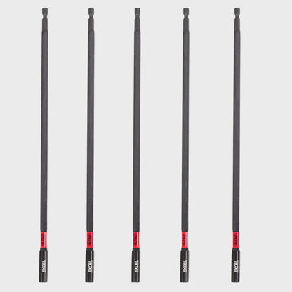 Excel 300mm Magnetic Impact Bit Holder with Blister Card Pack of 5