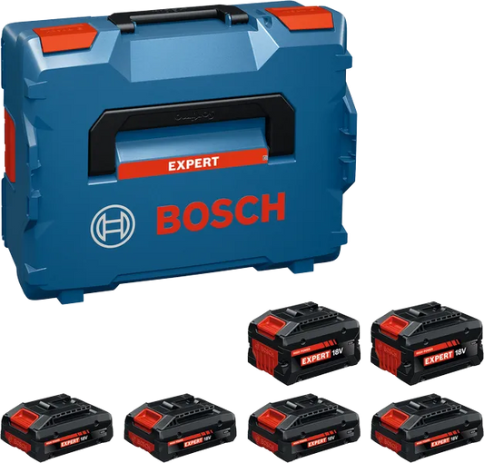 Bosch Battery Pack 4 x EXBA18V-40 + 2 x EXBA18V-80 in Box