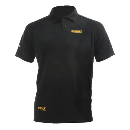 Dewalt Rutland Performance Polo Shirt Black - Size M