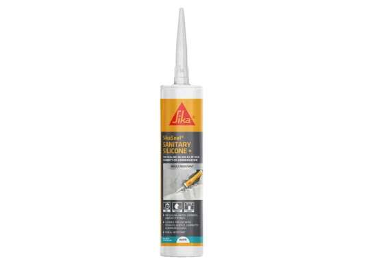 Everbuild EVB500WH Bath & Sanitary Silicone White 310ml