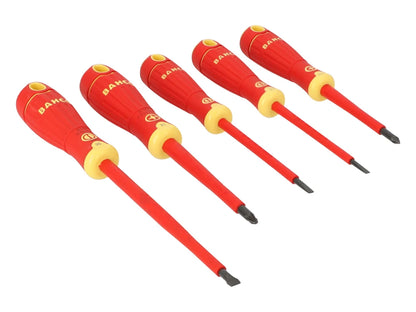 Bahco B220.015 VDE Insulated Screwdriver 5 Piece Set Slotted/Pozidriv 1000V BAHCOFIT BAHB220015