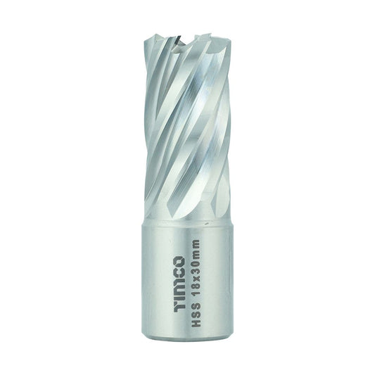 Timco 18 x 30mm M2 Broaching Cutter Addax HSS Short Titanium-Aluminium Nitride Coating BCS18