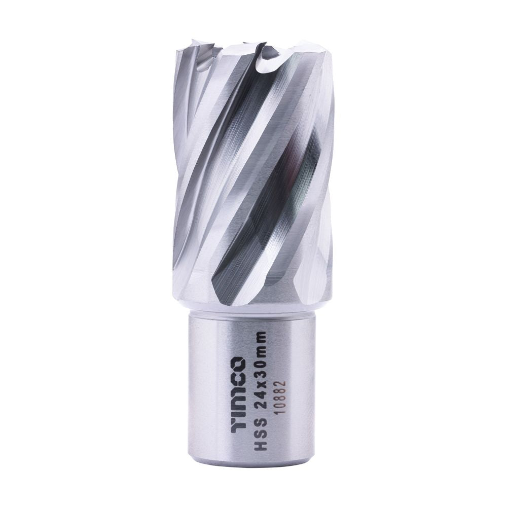 Timco 24 x 30mm M2 Broaching Cutter Addax HSS Short Titanium-Aluminium Nitride Coating BCS24