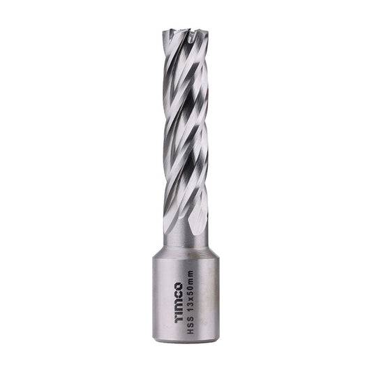 Timco 13 x 50 mm Addax HSS M2 Broaching Cutter Long Titanium-Aluminium Nitride Coating BCL13