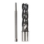 Timco 13 x 50 mm Addax HSS M2 Broaching Cutter Long Titanium-Aluminium Nitride Coating BCL13