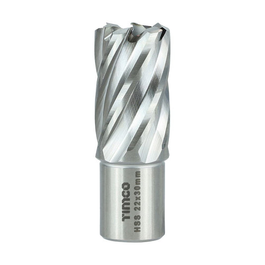 Timco 22 x 30mm HSS Broaching Cutter Addax HSS Short Titanium-Aluminium Nitride Coating BCS22
