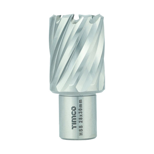 Timco 28 x 30mm M2 Broaching Cutter Addax HSS Short Titanium-Aluminium Nitride Coating BCS28