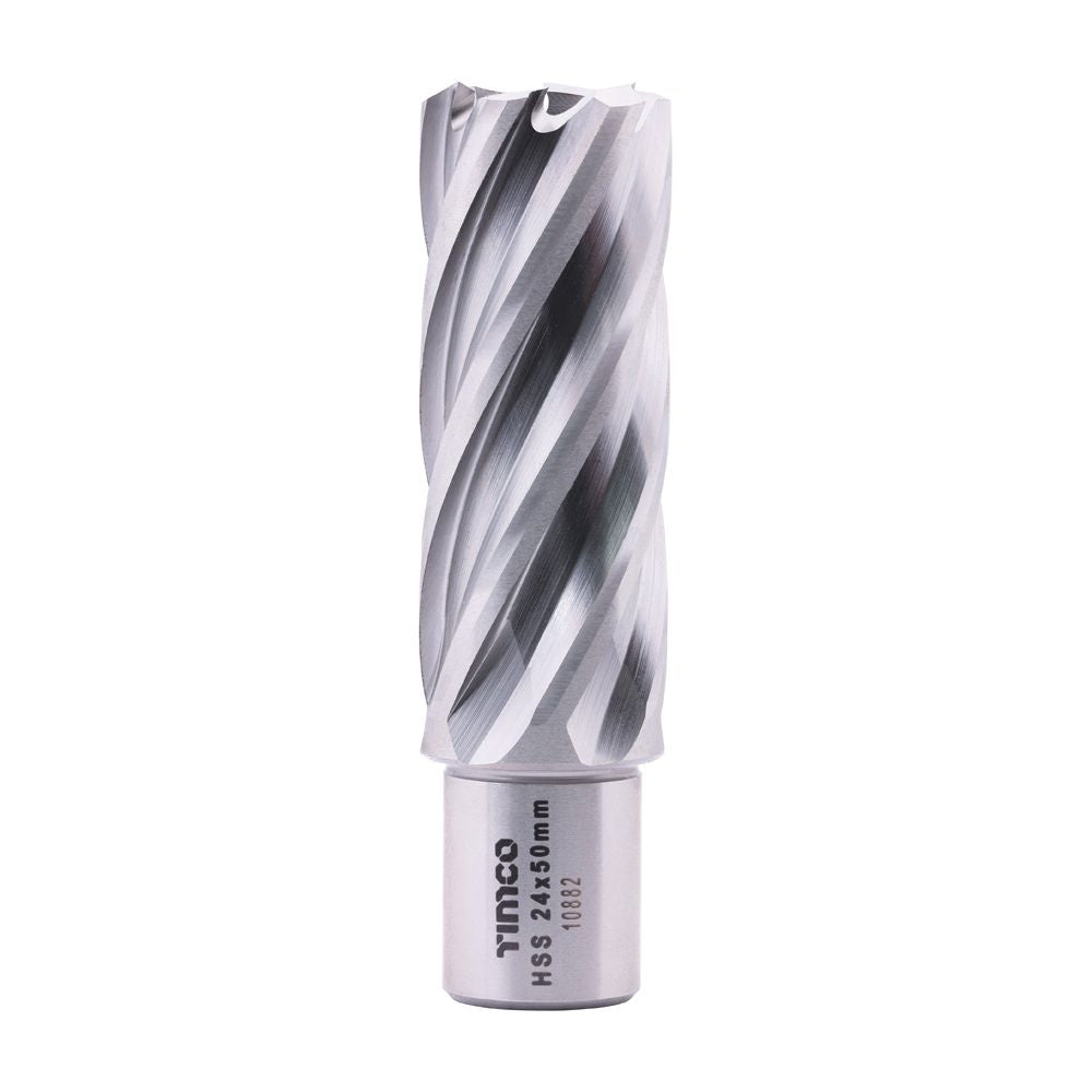 Timco 24 x 50 mm Addax HSS M2 Broaching Cutter Long Titanium-Aluminium Nitride Coating BCL24