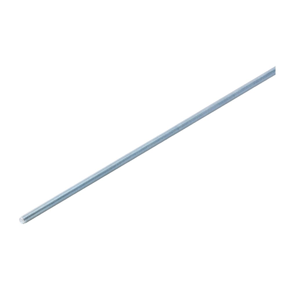 Timco M8 x 1000mm Threaded Bar Grade 4.8 Zinc Carbon steel Metric 08TBZ