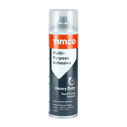 Timco Multi-Purpose Premium Adhesive Spray GLUE Van 500ml 247544