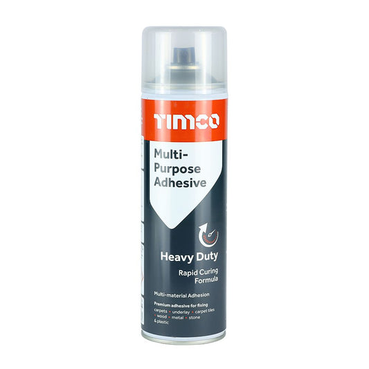 Timco Multi-Purpose Premium Adhesive Spray GLUE Van 500ml 247544